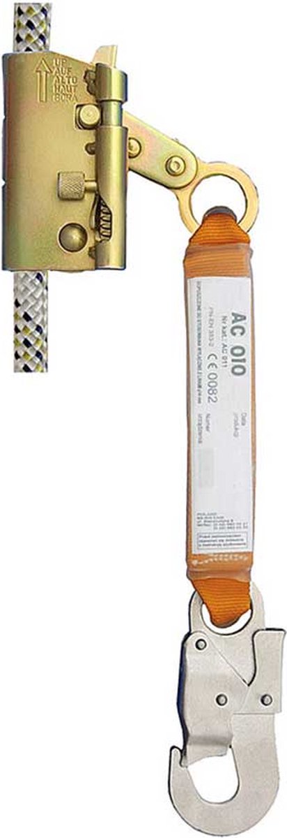 ELLERsafe AC010 lijnklem - inclusief valdemper - 14mm