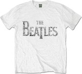 The Beatles - Drop T Tickets Heren T-shirt - XL - Wit