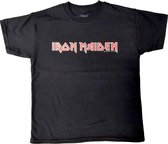 Iron Maiden Kinder Tshirt -Kids tm 10 jaar- Logo Zwart