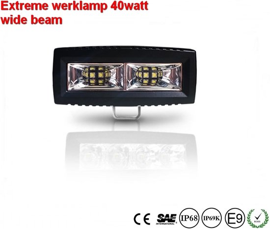 Extreme 4inch 40w LED-werklamp scene 120graden