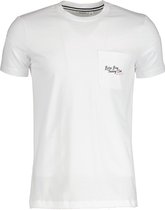 Björn Borg T-shirt - Slim Fit - Wit - XXL