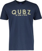 Qubz T-shirt - Modern Fit - Blauw - S
