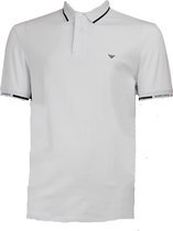 Armani EA7 Polo With Logo White - XXL