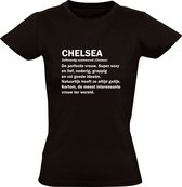 Chelsea | Dames T-shirt | Zwart | Jarig | Verjaardagkado | Verjaardag Kado | Grappig | Cadeau