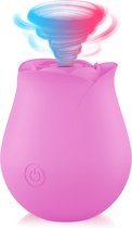 ONEXEN ROSE PINK PRO Vibrator - Vibrator voor Vrouwen - Zuig vibrator - Tepel Stimulator - Clitoris Stimulator - Ultimate Climax - Sex Toy - Orgasme - Zuig Vibrator - Dildo - Rose