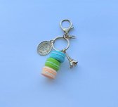 - Schattige - Sleutelhanger - Keychain - Macarons - Eiffeltoren - Parijs  -