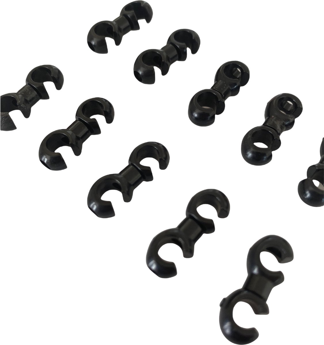 Fiets Kabel Gids Fiets Frame Kabel Gidsen Fiets Anti Wrijving Trapas Shifter Kabel Houder Clip met Schroeven 10Pcs