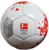 voetbal Bundesliga PU/synthetisch wit/rood