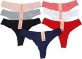 Comfortabele dames strings 8 stuks katoenen onderbroeken lingerie ondergoed maat XS