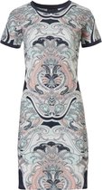 Pastunette Deluxe dames nachthemd K/M - Vintage Flower - 52 - Blauw