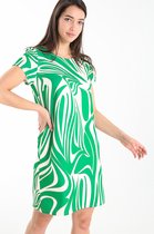 Cassis Dames Rechte jurk met grafische print - Jurk - Maat 42