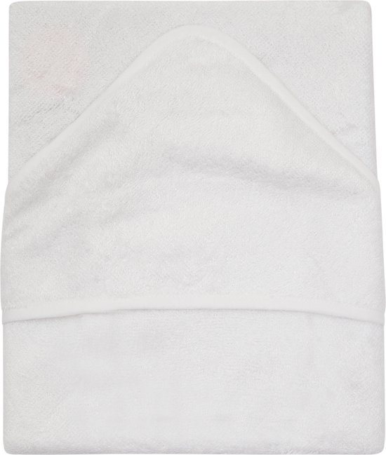 Timboo badcape - hooded towel Wit