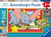 Ravensburger puzzel Disney Animal - 2x12 stukjes - kinderpuzzel