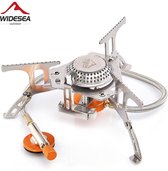 Widesea® Camping Gasfornuis - Toeristische Brander - Sterke Brand - Verwarming - PicNic Apparatuur