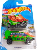 Hot Wheels Runway Res-Q - Die Cast - 7 cm - Groen