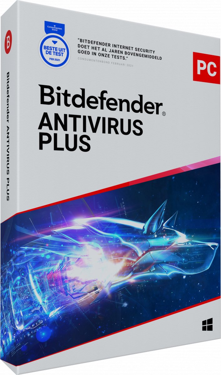 Bitdefender Antivirus Plus - 12 Maanden - 1 Apparaat - Nederlands - Windows Download op Prijzenvolger.com