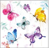 Ambiente - Servetten - 25 x 25 cm - Butterfly - Voorjaar