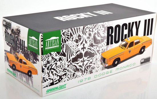 1:18 Modelauto Dodge Monaco Taxi City 1982 Rocky III Greenlight | bol