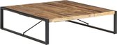 Salontafel 140x140x40 cm ruw mangohout