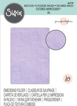 Sizzix Embossing Folder - Multi-Level TextuRood Impressions - Rainbow sky