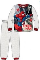 Spiderman pyjama - grijs - Marvel Spider-Man pyjamaset - maat 122