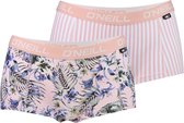 O'Neill Dames Shorty 2-pack Floral Pink - XL