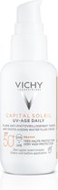 Vichy Capital Soleil UV-Age - Dagelijkse zonnebrand voor het gezicht - SPF50+ Getint - 40ml