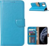 iphone 11 - BOOK CASE - hoesje met pashouder - blauw