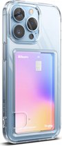 Ringke Fusion Card Apple iPhone 13 Pro Hoesje Kaarthouder Transparant