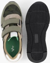 victory vty Khaki sneaker klittenband - Maat 35