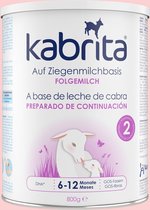 Kabrita 2 Opvolgmelk 800g - Babyvoeding geschikt voor 6-12 maanden -  Opvolgmelk op basis van Nederlandse geitenmelk - Let op, verpakking in het Duits