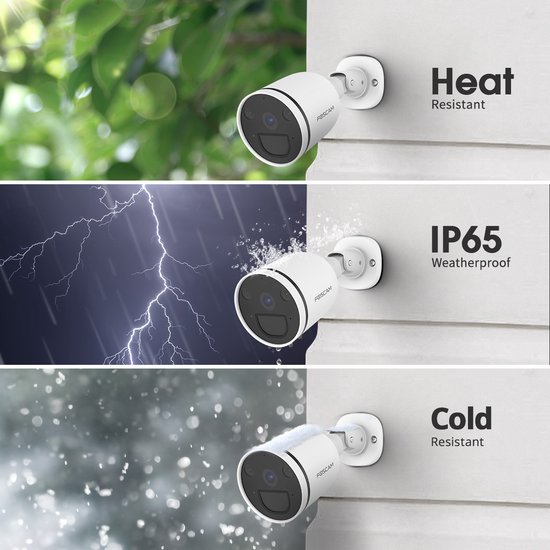 Foscam S41 Beveiligingscamera - 4MP - Camera met schijnwerper - Kleur Nachtzicht - Bewegingsmelder - Wifi - Wit van Merkloos — afbeelding 5