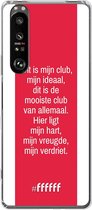 6F hoesje - geschikt voor Sony Xperia 1 III -  Transparant TPU Case - AFC Ajax Dit Is Mijn Club #ffffff