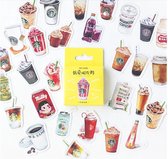 46 Stickers Starbucks - B027 - Koffie, Capuccino, Starbucks Bekers, Milkshake, etc. - Stickerdoosje - Voor Scrapbook Of  Bullet Journal - Agenda Stickers - Decoratie Stickers