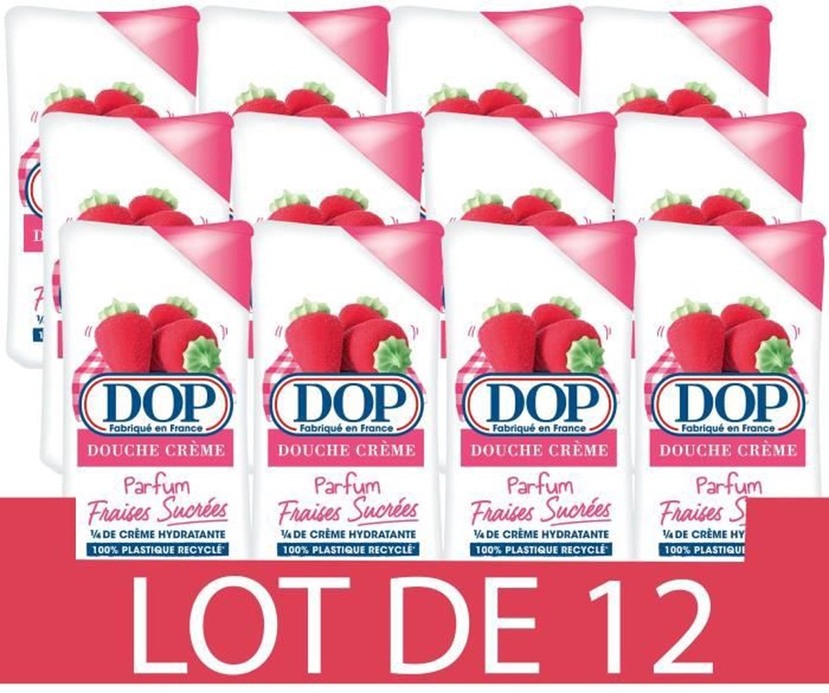 DOP Douceurs d'Enfance Crème douchegel Zoete aardbeien - 250 ml x12