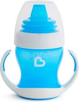 Munchkin Gentle Overgangsbeker - Transition Cup - Anti-lek Beker voor Baby's - Vanaf 4 Maanden - 118ml - Blauw