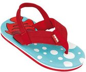 teenslippers Cool Fish junior EVA rood/blauw mt 25/26