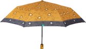paraplu mini Time dames 96 cm microfiber geel