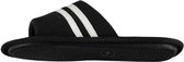 huisslippers heren textiel/rubber zwart maat 41-42