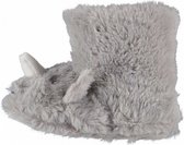 sloffen Home jongens polyester grijs 27-28