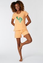 Woody  Meisjes-Dames Pyjama Oranje 2A