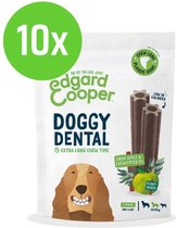 Edgard & Cooper Doggy Dental Sticks Appel - Eucalyptusolie Medium - 10 Zakken
