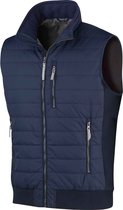 BJØRNSON ALEC Bodywarmer 4 seizoenen Heren - Winddicht - Nylon Gevoerd - Waterafstotend - Outdoor - Rits Afsluitbare Zakken - Maat M - Donkerblauw