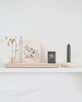 Fleurrier Black & white dancing together - Decoratieve droogbloemen shelf - inclusief cadeauverpakking