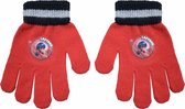 handschoenen Ladybug acryl rood/zwart one-size