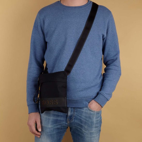Hugo Boss BOSS Heren Crossbody tas Polyamide zwart
