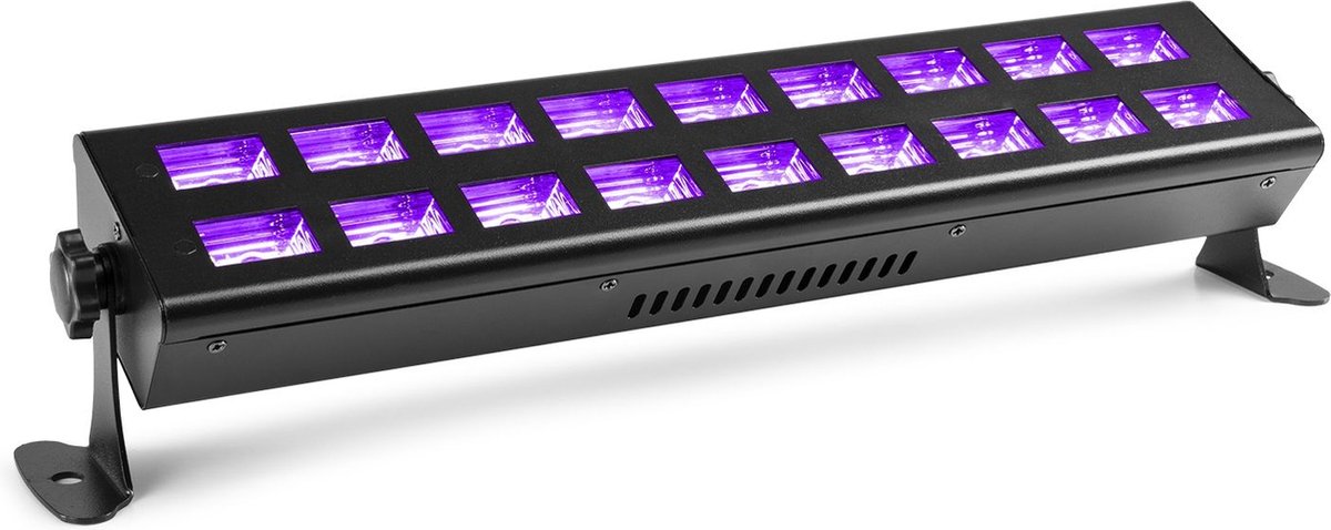 UV Black Light Bar Fixtures Ultraviolet Lamp Strip US Plug DJ Party Club 48LED