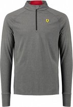 sportshirt Scuderia heren polyester grijs maat XS