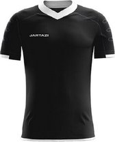 sportshirt Roma heren polyester zwart/wit maat M