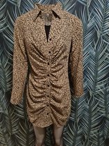 Blouse dress leopard
